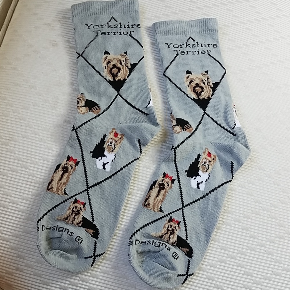 New * YORKSHIRE TERRIER socks - Picture 3 of 7